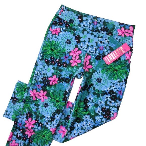 NWT Lilly Pulitzer Alston in Soiree All Day Luxletic UPF 50+ Golf Pants 4 - Picture 2 of 6